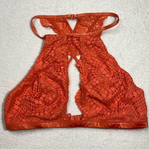VICTORIA’S SECRET Salmon Lace Bralette - Picture 4 of 8